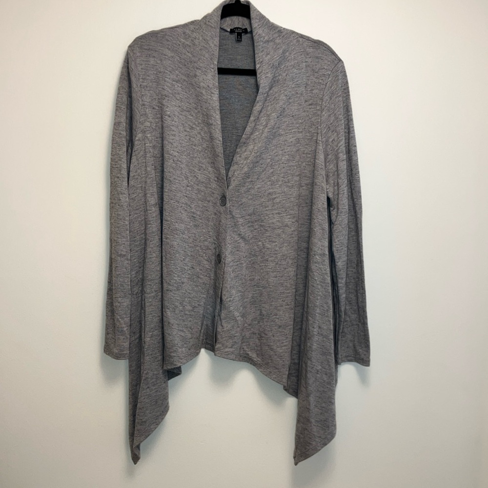 Talbots Heather Gray Cardigan
